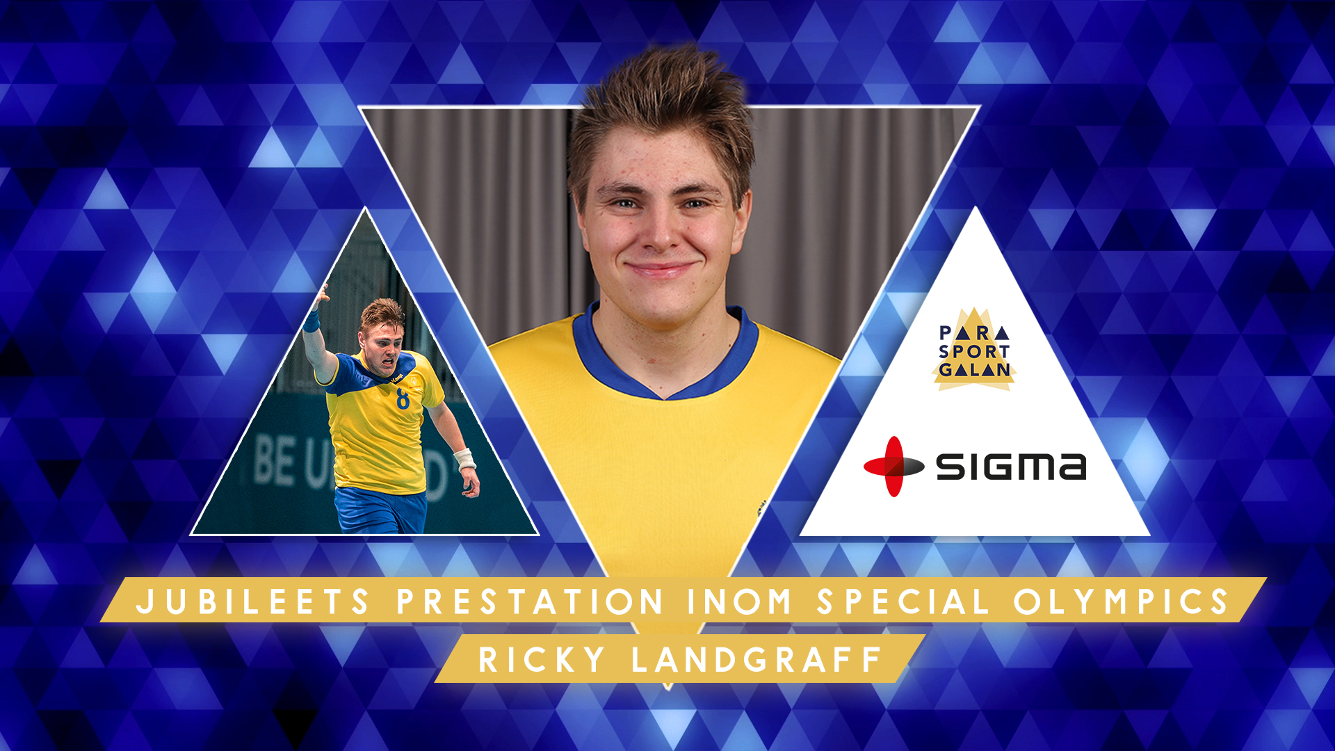 Ricky Landraff - jubileets prestation inom Special Olympics