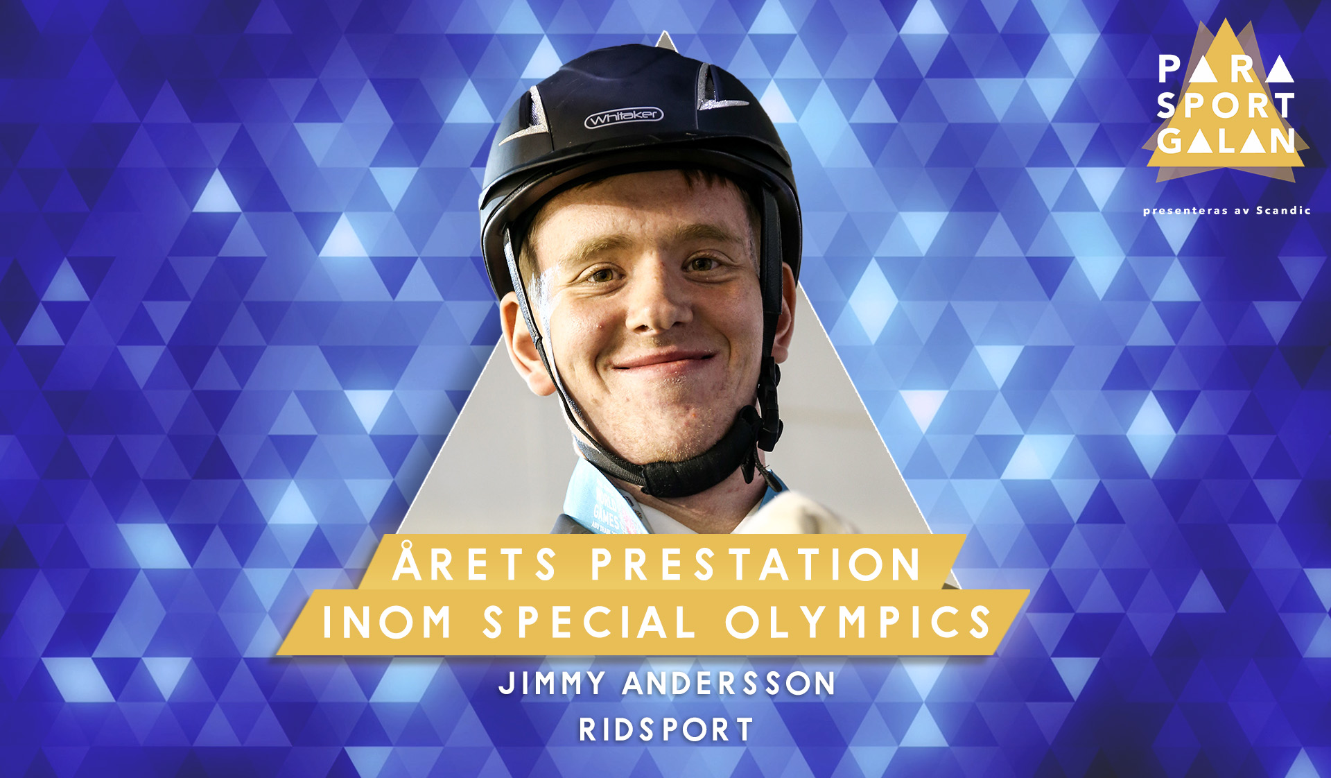 Jimmy Andersson - årets prestation inom special olympics 2020